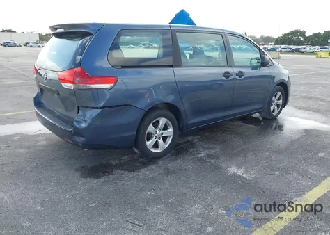 2014 Toyota Sienna L V6 7 Passenger from USA, damaged, VIN 5TDZK3DCXES503112